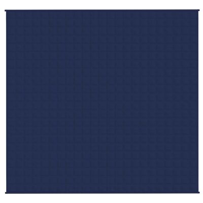 vidaXL Κουβέρτα Βαρύτητας Μπλε 220 x 230 εκ. 15 κ. Υφασμάτινη