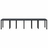 vidaXL Τραπέζι Κήπου για Φαγητό Ανθρακί 350 x 100 x 73 εκ.