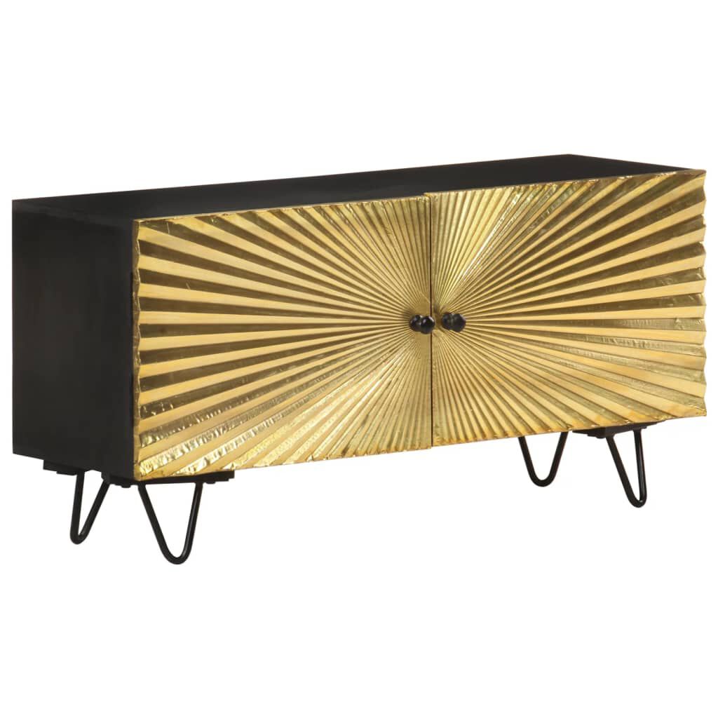 vidaXL Έπιπλο Τηλεόρασης 90 x 30 x 45 εκ. από Μασίφ Ξύλο Μάνγκο