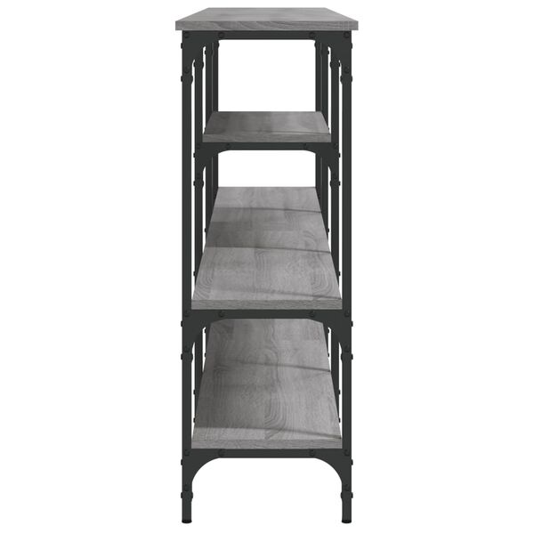 vidaXL Τραπέζι Κονσόλα Γκρι Sonoma 160x29x80 εκ. Επεξεργασμένο Ξύλο