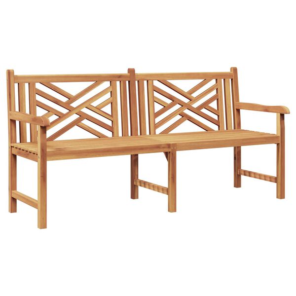 vidaXL Παγκάκι κήπου Καφέ 228 x 60 x 90 εκ Μασίφ ξύλο teak