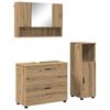 vidaXL &Sigma;&epsilon;&tau; &Epsilon;&pi;ί&pi;&lambda;&omega;&nu; &Mu;&pi;ά&nu;&iota;&omicron;&upsilon; 3 &tau;&mu;&chi;. Artisan Oak 76,5 x 35 x 64 &epsilon;&kappa;