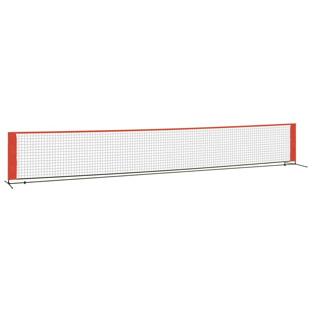 vidaXL Δίχτυ Τένις Μαύρο & Κόκκινο 600x100x87 εκ. από Πολυεστέρα