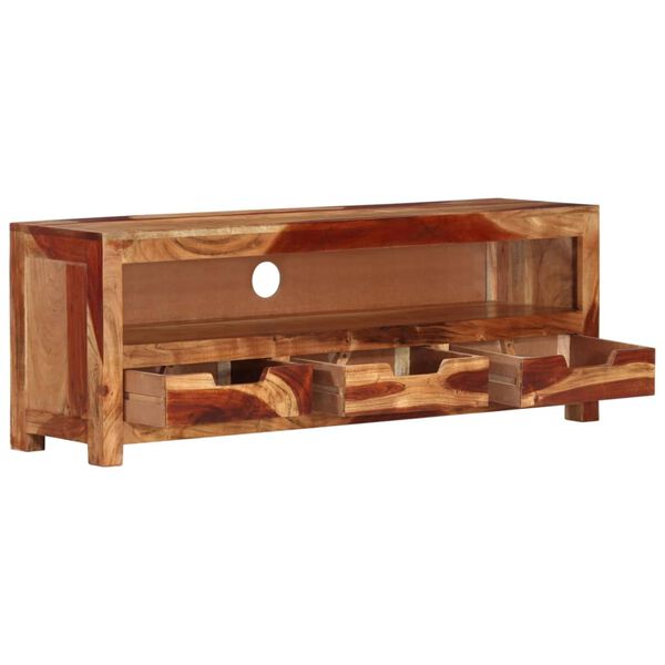 vidaXL Έπιπλο Τηλεόρασης 110 x 30 x 40 εκ. από Μασίφ Ξύλο Ακακίας