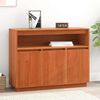 vidaXL Πλαϊνό γραφείο Καφέ 104,5 x 34 x 80 εκ