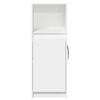 vidaXL Μπουφές με Φώτα LED Λευκός 38x34x100 εκ. από Επεξεργασμένο Ξύλο
