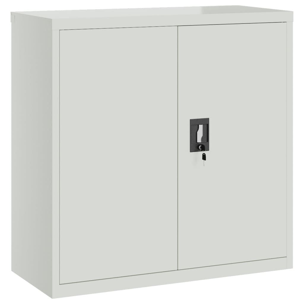 vidaXL Αρχειοθήκη Αν. Γκρι 90 x 40 x 130 εκ. Ατσάλινη
