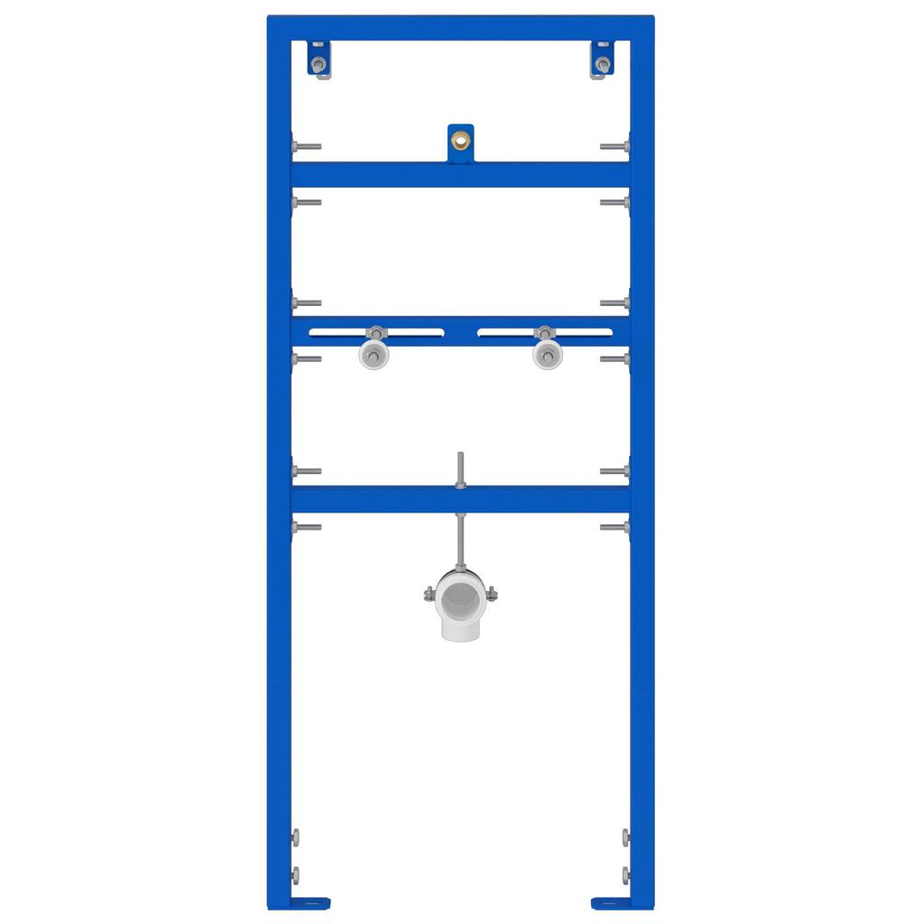 vidaXL Κρυφή Στήριξη για Ουρητήριο 50x115-139 εκ Ατσάλι