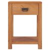 vidaXL Κομοδίνο 35 x 35 x 50 εκ. από Μασίφ Ξύλο Teak
