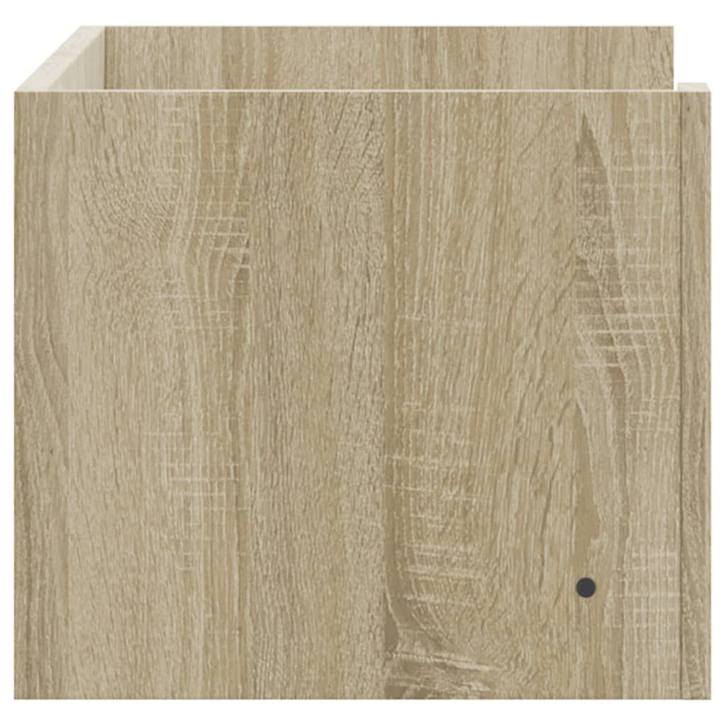 vidaXL Ράφι Τοίχου Sonoma Δρυς 70,5x35x30,5 εκ. από Επεξεργασμένο Ξύλο