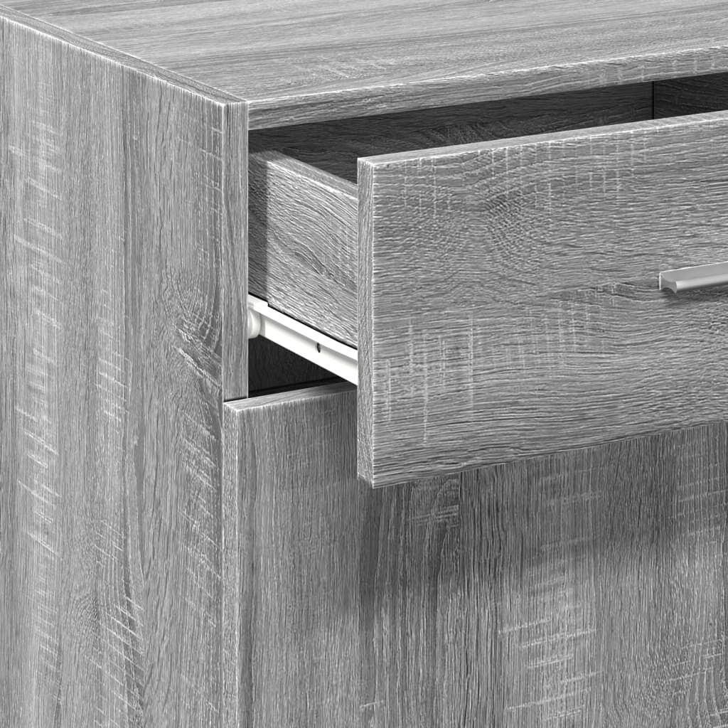 vidaXL Ραφιέρα Γκρι Sonoma 45x42,5x93 εκ. από Επεξεργασμένο Ξύλο