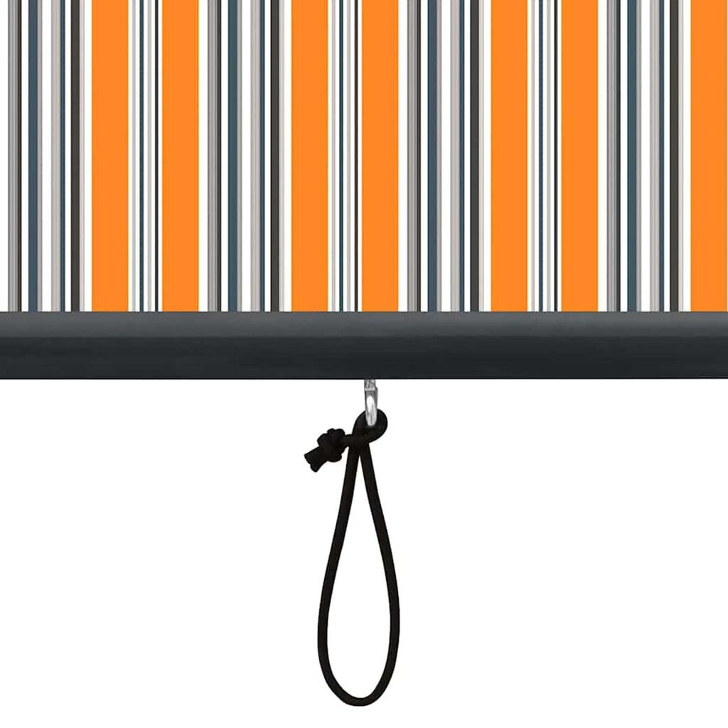 vidaXL Εξωτερικό ρολό Ριγέ Κίτρινο και μπλε 180 x 250 cm ύφασμα