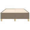 vidaXL Σκελετός Κρεβατιού Χωρίς Στρώμα Taupe 120x200 εκ. Υφασμάτινο