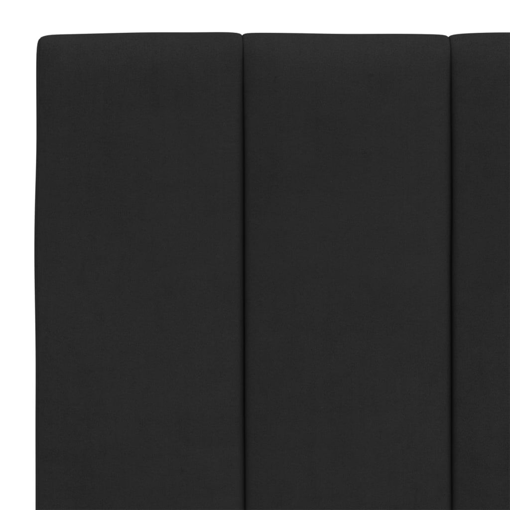 vidaXL Σκελετός Κρεβατιού Χωρίς Στρώμα Μαύρο 120x200 εκ. Βελούδινο