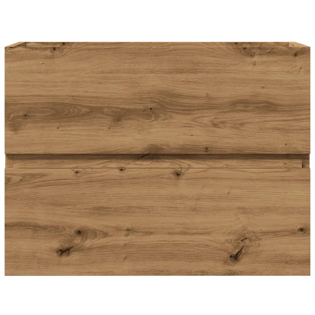 vidaXL Ντουλάπι Μπάνιου Αρτισιανή Δρυς 60x38,5x45 εκ. Επεξ. Ξύλο