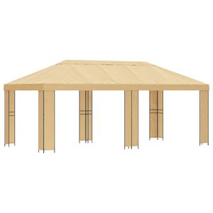 vidaXL &Kappa;ή&pi;&omicron;&sigmaf; &Gamma;&kappa;&alpha;&zeta;ebo 6 x 3 m &Kappa;&rho;&epsilon;&mu; &Pi;&omicron;&lambda;&upsilon;&epsilon;&sigma;&tau;έ&rho;&alpha;&sigmaf; &kappa;&alpha;&iota; &Chi;ά&lambda;&upsilon;&beta;&alpha;&sigmaf; 190 gsm