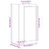 vidaXL Παπουτσοθήκη Γκρι Sonoma 52x37,5x100 εκ. από Επεξεργ. Ξύλο