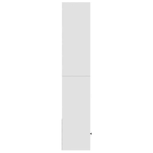 vidaXL Βιβλιοθήκη Λευκή 40x36x189 εκ. από Επεξεργασμένο Ξύλο