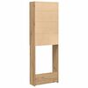 vidaXL Ντουλάπι Πλυντηρίου τεχνίτης Δρυς 64 x 25,5 x 190 εκ.