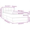 vidaXL &Kappa;&rho;&epsilon;&beta;ά&tau;&iota; Boxspring &mu;&epsilon; &Sigma;&tau;&rho;ώ&mu;&alpha; &Sigma;&kappa;&omicron;ύ&rho;&omicron; &Mu;&pi;&lambda;&epsilon; 80x220 &epsilon;&kappa;. &Beta;&epsilon;&lambda;&omicron;ύ&delta;&iota;&nu;&omicron;