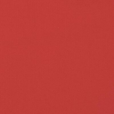 vidaXL Μαξιλάρια Καρέκλας 6 τεμ. Κόκκινα 50 x 50 x 7 εκ. Υφασμάτινα