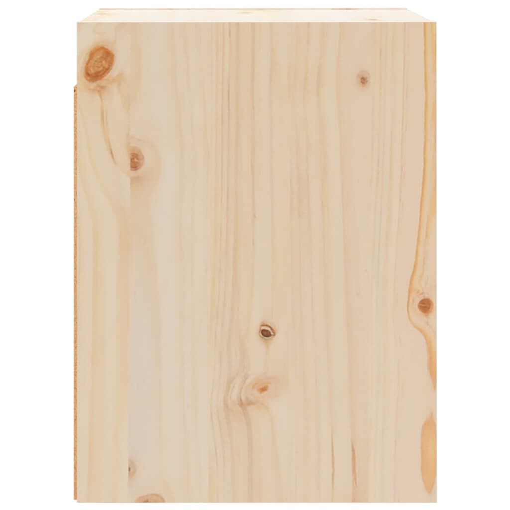 vidaXL Ντουλάπια Τοίχου 2 τεμ. 30 x 30 x 40 εκ. από Μασίφ Ξύλο Πεύκου