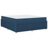vidaXL Σκελετός κρεβατιού με στρώμα με στρώμα Μπλε 180 x 200 cm ύφασμα