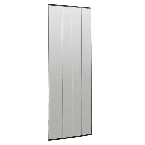vidaXL Σήτα Πόρτας Κουρτίνα Μαύρη 100x220 εκ. από Πολυεστέρα
