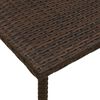 vidaXL &Kappa;ή&pi;&omicron;&sigmaf; &Tau;&rho;&alpha;&pi;έ&zeta;&iota; &kappa;&alpha;&phi;έ &omicron;&rho;&theta;&omicron;&gamma;ώ&nu;&iota;&omicron; &kappa;&alpha;&phi;έ 40x40x37 cm Poly Rattan