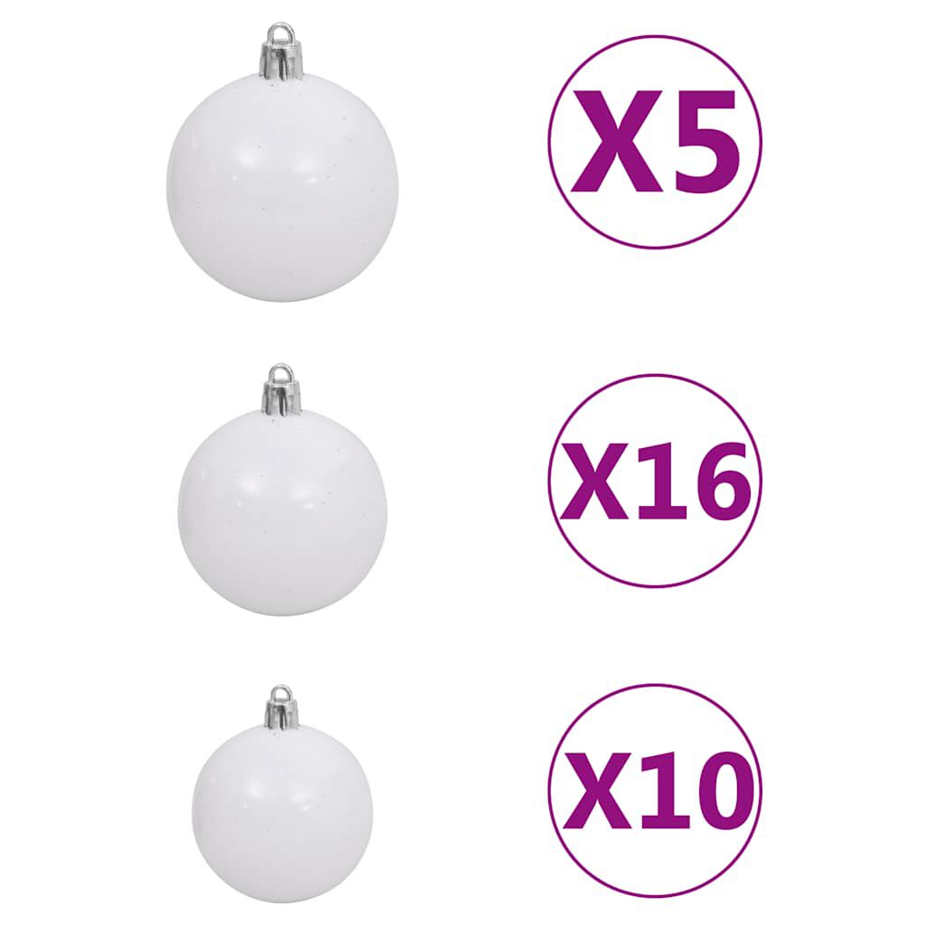 vidaXL Χριστουγεν. Δέντρο Τεχνητό Αρθρωτό με 300 LED & Μπάλες 300 εκ.