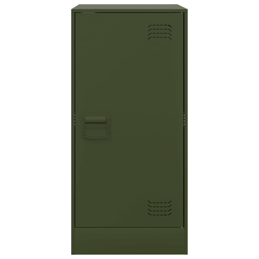 vidaXL Ντουλάπι Πράσινο Λαδί 34,5 x 39 x 73 εκ. από Ατσάλι