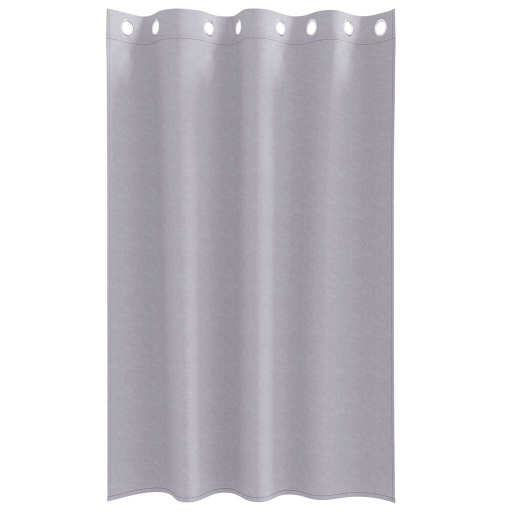 vidaXL Κουρτίνες 2 pcs Μεταλλικό Γκρι 175 x 140 εκ. Πολυεστέρας