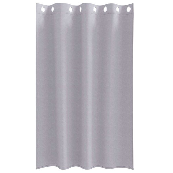 vidaXL Κουρτίνες 2 pcs Μεταλλικό Γκρι 175 x 140 εκ. Πολυεστέρας