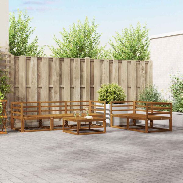 vidaXL &Sigma;&epsilon;&iota;&rho;ά &Kappa;&alpha;&nu;&alpha;&pi;έ &Epsilon;&xi;&omega;&tau;&epsilon;&rho;&iota;&kappa;&omicron;ύ 6 pcs &Phi;&upsilon;&sigma;&iota;&kappa;ό &Sigma;&tau;&epsilon;&rho;&epsilon;ό &Xi;ύ&lambda;&omicron; &Alpha;&kappa;&alpha;&kappa;ί&alpha;&sigmaf;