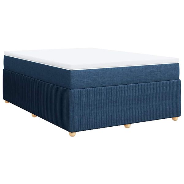 vidaXL &Kappa;&rho;&epsilon;&beta;ά&tau;&iota; Boxspring &mu;&epsilon; &Sigma;&tau;&rho;ώ&mu;&alpha; &Mu;&pi;&lambda;&epsilon; 140x200 &epsilon;&kappa;. &Upsilon;&phi;&alpha;&sigma;&mu;ά&tau;&iota;&nu;&omicron;