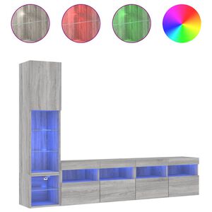 vidaXL Έ&pi;&iota;&pi;&lambda;&alpha; &Tau;&omicron;ί&chi;&omicron;&upsilon; &Tau;&eta;&lambda;&epsilon;ό&rho;&alpha;&sigma;&eta;&sigmaf; 4 &tau;&epsilon;&mu;. LED &Gamma;&kappa;&rho;&iota; Sonoma &alpha;&pi;ό &Epsilon;&pi;&epsilon;&xi;. &Xi;ύ&lambda;&omicron;