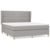 vidaXL &Kappa;&rho;&epsilon;&beta;ά&tau;&iota; Boxspring &mu;&epsilon; &Sigma;&tau;&rho;ώ&mu;&alpha; &Alpha;&nu;&omicron;&iota;&chi;&tau;ό &Gamma;&kappa;&rho;&iota; 180x200 &epsilon;&kappa;. &Upsilon;&phi;&alpha;&sigma;&mu;ά&tau;&iota;&nu;&omicron;