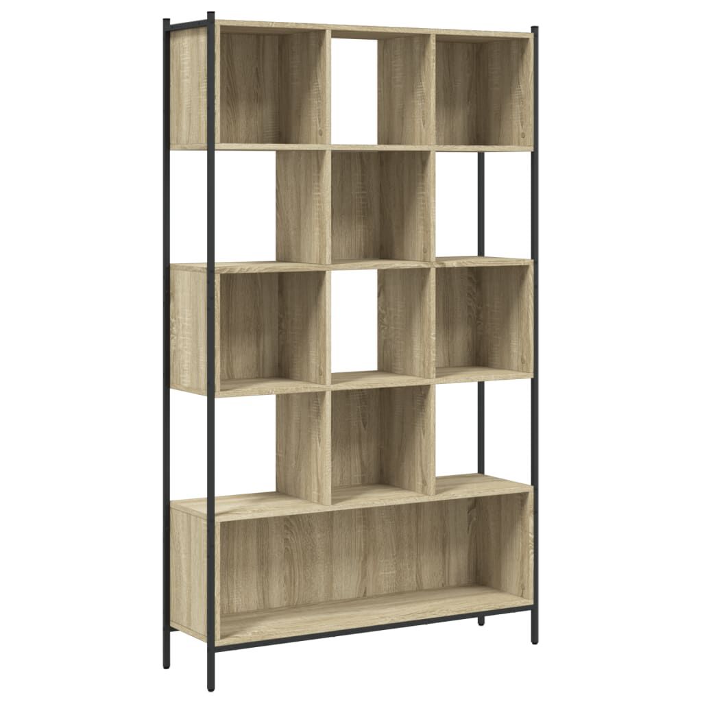 vidaXL Βιβλιοθήκη Sonoma Δρυς 102 x 28 x 172εκ. από Επεξεργασμένο Ξύλο