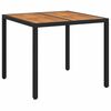 vidaXL &Tau;&rho;&alpha;&pi;έ&zeta;&iota; &Kappa;ή&pi;&omicron;&upsilon; &Mu;&alpha;ύ&rho;&omicron; 90 x 90 x 75 cm &sigma;&upsilon;&nu;&theta;&epsilon;&tau;&iota;&kappa;ό &rho;&alpha;&tau;ά&nu;