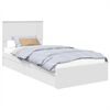vidaXL &Kappa;&rho;&epsilon;&beta;ά&tau;&iota; &Alpha;&pi;&omicron;&theta;ή&kappa;&eta;&sigmaf; &Lambda;&epsilon;&upsilon;&kappa;ό 90 x 190 cm &Epsilon;&pi;&epsilon;&xi;&epsilon;&rho;&gamma;&alpha;&sigma;&mu;έ&nu;&omicron; &Xi;ύ&lambda;&omicron;