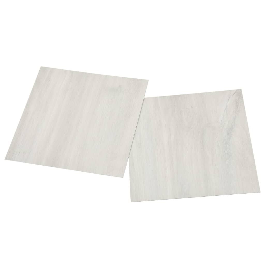 vidaXL Δάπεδο Αυτοκόλλητο Κρεμ 55 τεμ. 5,11 μ² από PVC