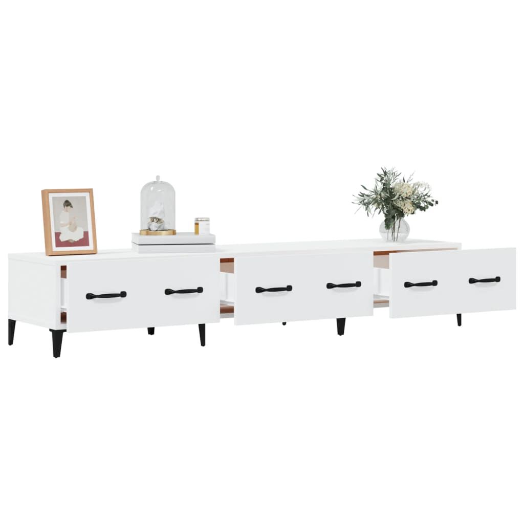 vidaXL Έπιπλο Τηλεόρασης Λευκό 150x34,5x30 εκ. από Επεξεργασμένο Ξύλο