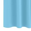 vidaXL Κουρτίνες με κουρτίνες 2 pcs Γαλάζιο 140x140cm Πολυεστέρας