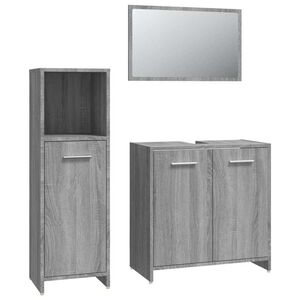 vidaXL &Sigma;&epsilon;&tau; &Epsilon;&pi;ί&pi;&lambda;&omega;&nu; &Mu;&pi;ά&nu;&iota;&omicron;&upsilon; 3 &Tau;&epsilon;&mu;&alpha;&chi;ί&omega;&nu; &Gamma;&kappa;&rho;&iota; Sonoma &Epsilon;&pi;&epsilon;&xi;&epsilon;&rho;&gamma;&alpha;&sigma;&mu;έ&nu;&omicron; &Xi;ύ&lambda;&omicron;