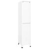 vidaXL Φοριαμός Λευκός 38 x 45 x 180 εκ. Ατσάλινος