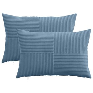 vidaXL &Kappa;ά&lambda;&upsilon;&mu;&mu;&alpha; &Mu;&alpha;&xi;&iota;&lambda;&alpha;&rho;&iota;&omicron;ύ 2 pcs ALMELO &Mu;&pi;&lambda;&epsilon; 30 x 50 cm &kappa;&omicron;&rho;&nu;&tau;&omicron;&upsilon;&rho;ό&iota;
