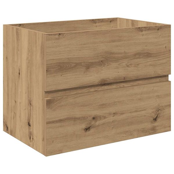 vidaXL Έ&pi;&iota;&pi;&lambda;&omicron; &nu;&epsilon;&rho;&omicron;&chi;ύ&tau;&eta; &mu;&epsilon; &epsilon;&nu;&sigma;&omega;&mu;&alpha;&tau;&omega;&mu;έ&nu;&eta; &lambda;&epsilon;&kappa;ά&nu;&eta; &kappa;&alpha;&iota; &beta;&rho;ύ&sigma;&eta; Artisan Oak