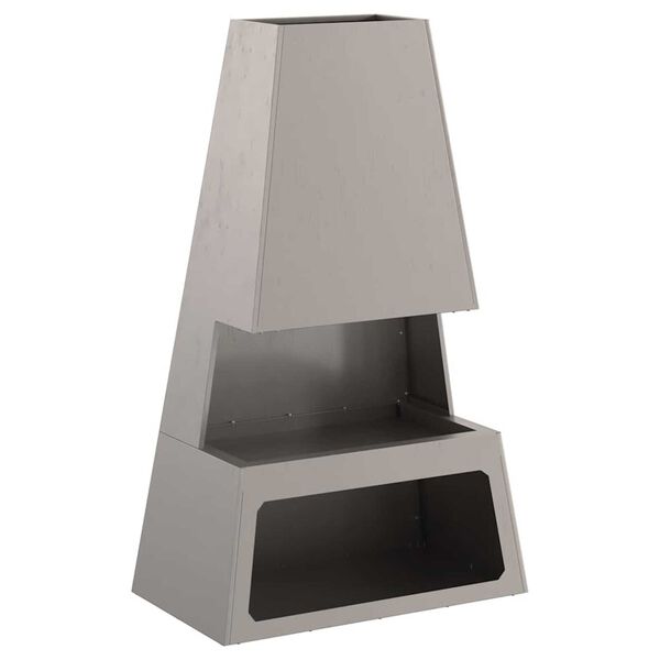 vidaXL Φωτιά Καφέ 60 x 35 x 100 εκ. Ατσάλι σκληρυθέν στον αέρα