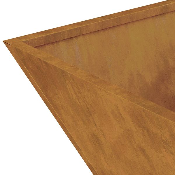 vidaXL Γλάστρα Κήπου Σκ rusty 35 x 35 x 15 εκ.