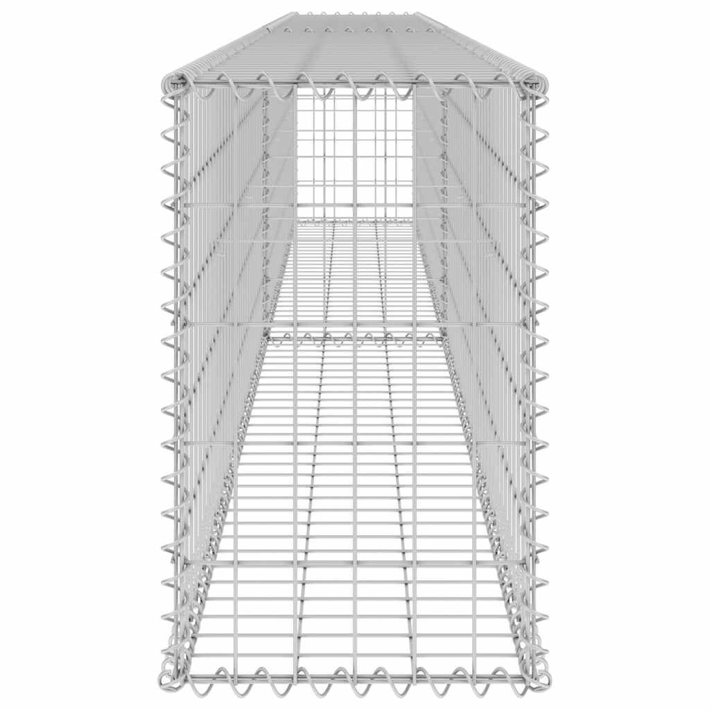 vidaXL Συρματοκιβώτιο Τοίχος 300x30x50 εκ. Γαλβαν. Χάλυβας + Καλύμματα